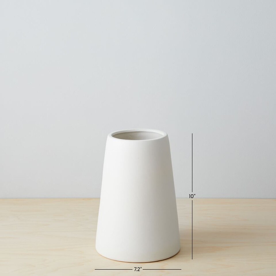 Pure White Ceramic Vases West Elm Australia